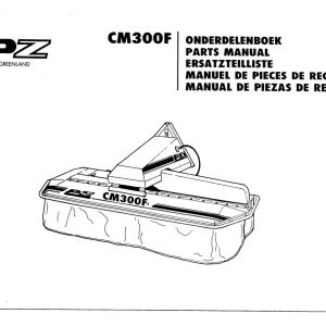 PZ Zweegers Cm300 Parts Manual