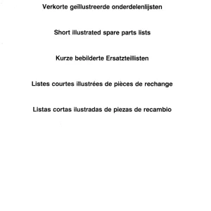 PZ Zweegers Cz340 Parts Manual