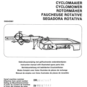 PZ Zweegers Falazet 185 230 Parts Manual