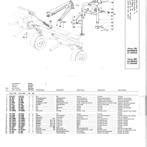 PZ Zweegers Fanex 600 730 Parts Manual