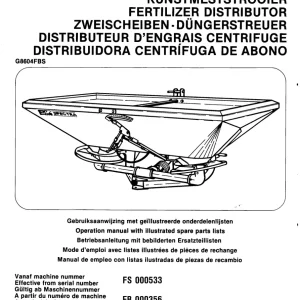 PZ Zweegers Spectra 400 Parts Manual