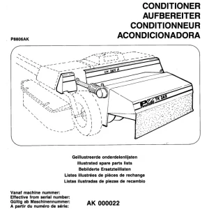PZ Zweegers Tk265 Parts Manual