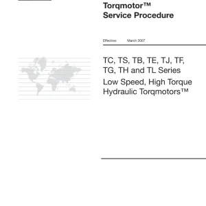 Branson Parker Torqmoto Procedure Tc Ts Tb Te Tj Tf Tg Th Tl 2007 Operators Manual