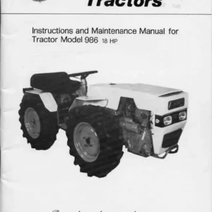 Pasquali 986 Operators Manual