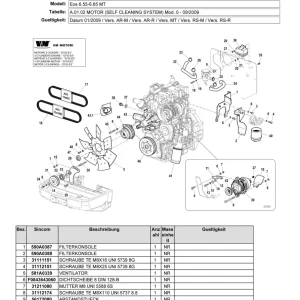 Pasquali Eos 6.55 6.65 Parts Manual