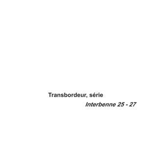 Perard Interbenne 25 27 Parts Manual