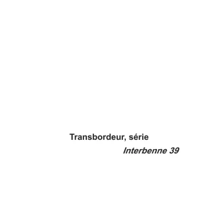 Perard Interbenne 39 Parts Manual