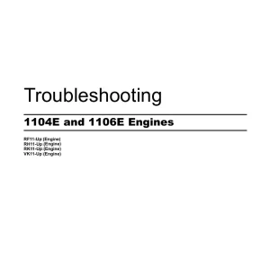 Perkins 1104E 1106E Service Manual