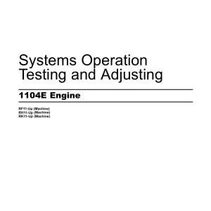 Perkins 1104E Service Manual