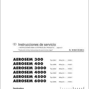 Pottinger Aerosem 300 400 3000 4000 4500 6000 Service Manual