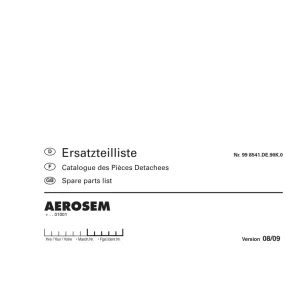 Pottinger Aerosem 300 Parts Manual
