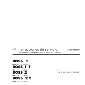Pottinger Boss 1 1T 2 2T Service Manual