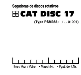 Pottinger Cat Disc 17 Service Manual