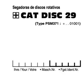 Pottinger Cat Disc 29 Service Manual