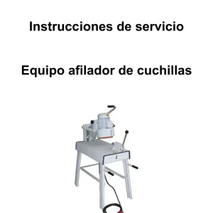 Pottinger Afilador De Cuchillas Service Manual