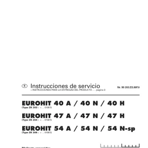 Pottinger Eurohit 40 47 54 A N H Service Manual