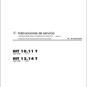 Pottinger 10.11T 12.14T Service Manual