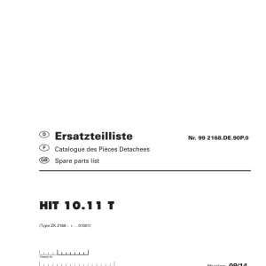 Pottinger 10.11T Parts Manual