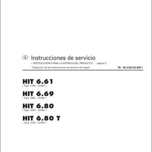 Pottinger 6.61 6.69 6.80 6.80T Service Manual