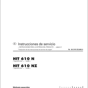 Pottinger 610 N Nz Service Manual