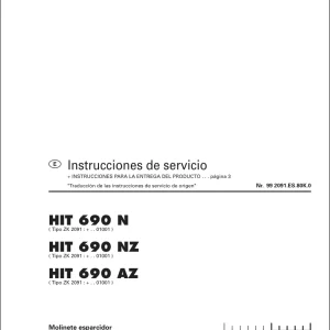 Pottinger 690 N Nz Az Service Manual