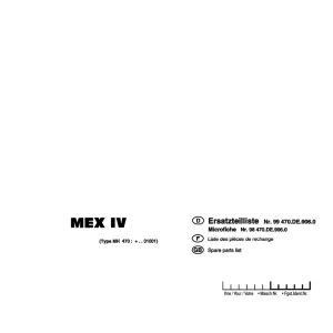Pottinger Mex 4 Parts Manual