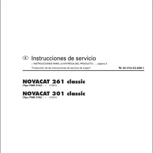 Pottinger Novacat 261 301 Classic Service Manual
