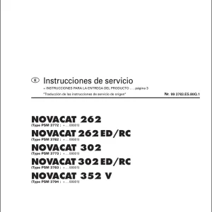 Pottinger Novacat 262 302 352 Service Manual