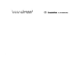 Pottinger Rollprofi G800 Parts Manual