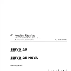Pottinger 25 Nova Operators Manual
