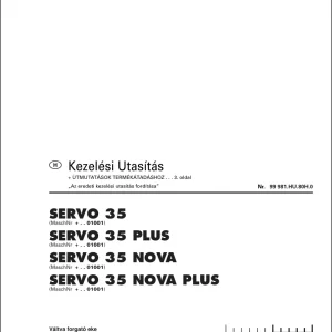 Pottinger 35 Nova Operators Manual