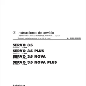 Pottinger 35 Nova Service Manual