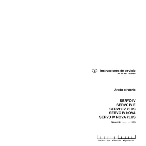 Pottinger 4 E Nova Service Manual