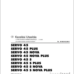 Pottinger 45 Nova Operators Manual