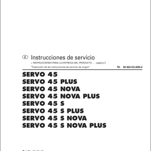 Pottinger 45 S Nova Service Manual