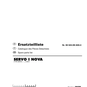 Pottinger I Nova Parts Manual