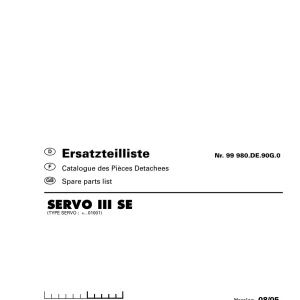 Pottinger Iii Se Parts Manual