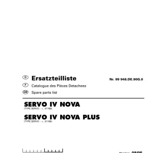 Pottinger Iv Nova Iv Novaplus Parts Manual