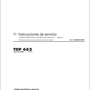 Pottinger 662 Service Manual
