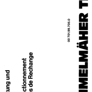 Pottinger Trommelmaher Tm Ii Parts Manual