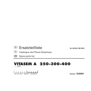 Pottinger Vitasem A 250 300 400 Parts Manual
