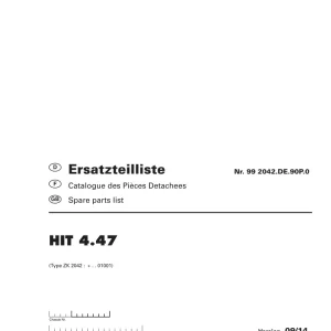 Pottinger 4.47 Parts Manual