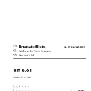 Pottinger 6.61 Parts Manual