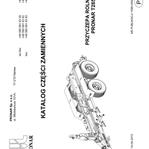 Pronar T285 Parts Manual