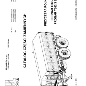 Pronar T663 3 Parts Manual
