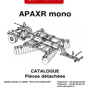Quivogne Apaxr 2009 Parts Manual