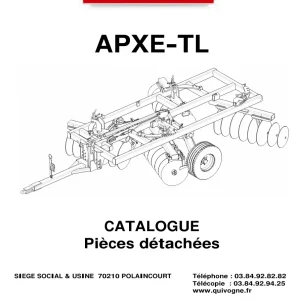 Quivogne Apxe Tl 2009 Parts Manual