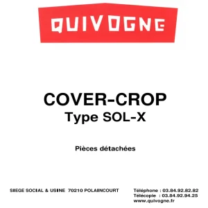 Quivogne Sol X 2007 Parts Manual