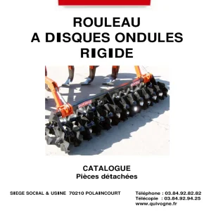 Quivogne Discques Ondules 2009 Parts Manual