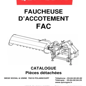 Quivogne Fac 2007 Parts Manual